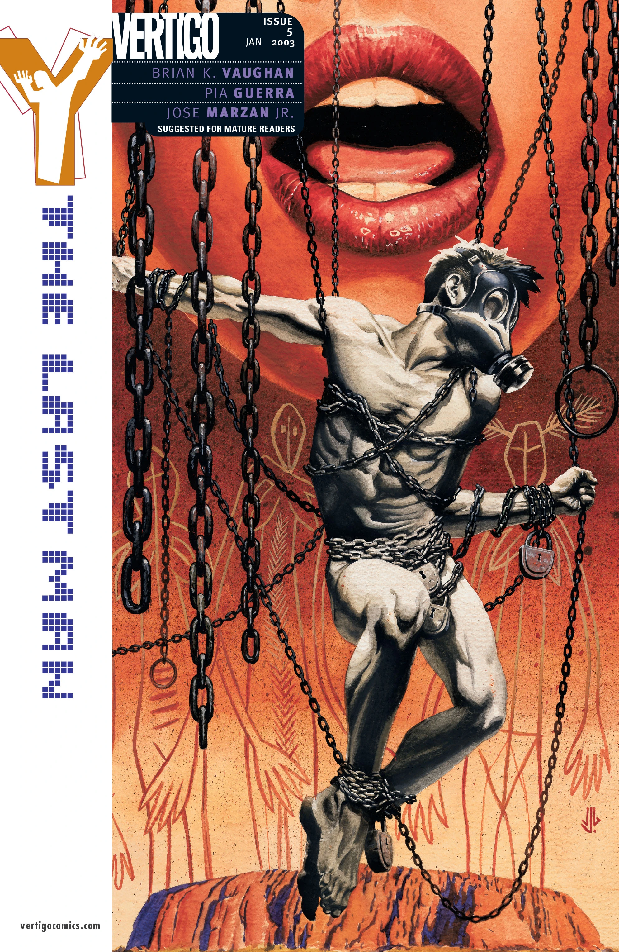 Y: The Last Man #5 (DC, 2002 — Cover A) cover